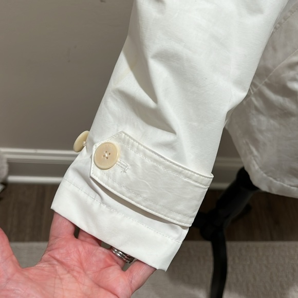 Lauren Ralph Lauren White Double-Breasted Lightweight Jacket/Blazer - Size Small - Picture 4 of 10